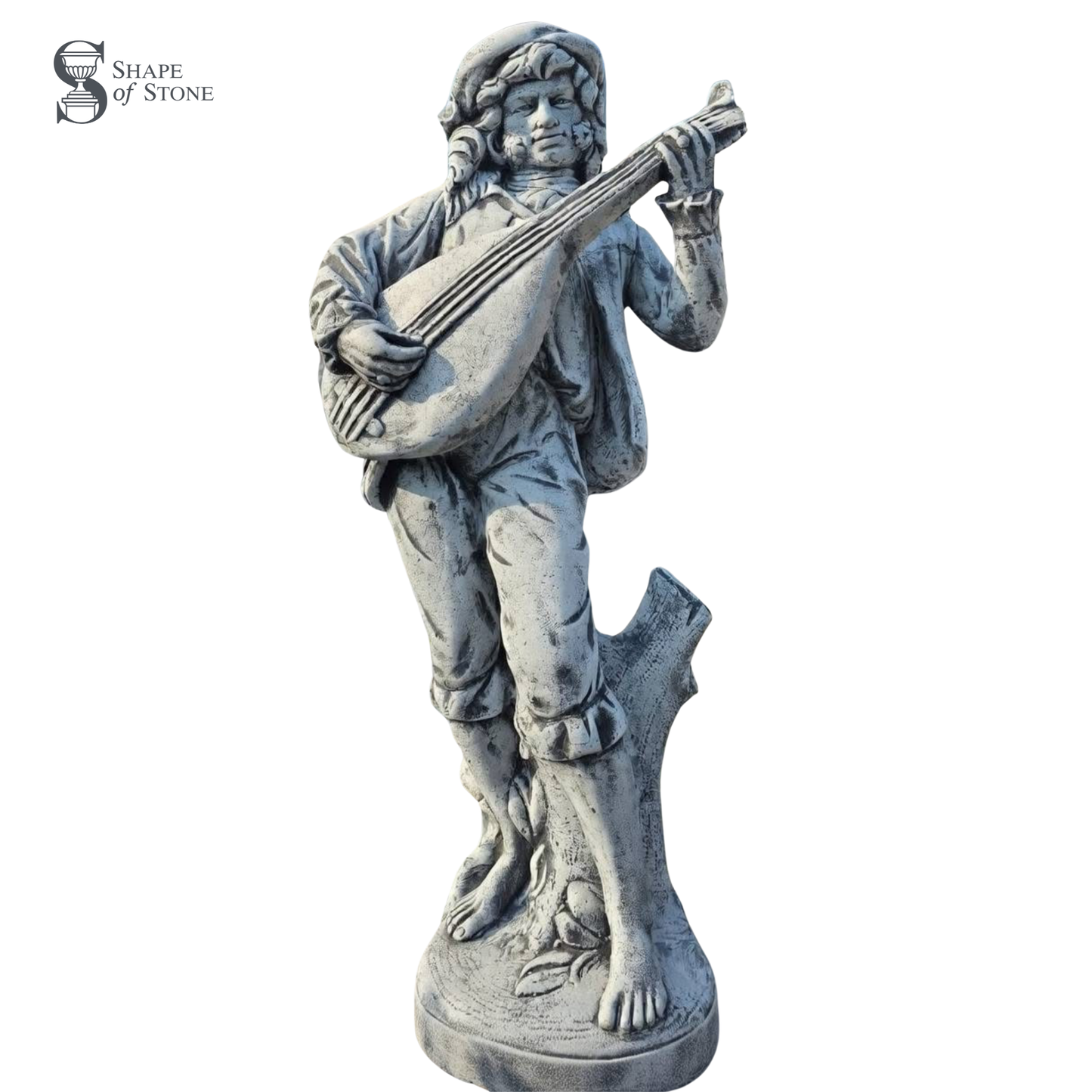 Classical Musician Male Statue – Reconstituted Stone Garden Ornament