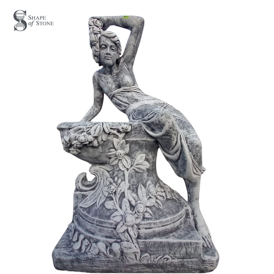 Luxury Lady Planter Statue – Grand Stone Garden Centrepiece