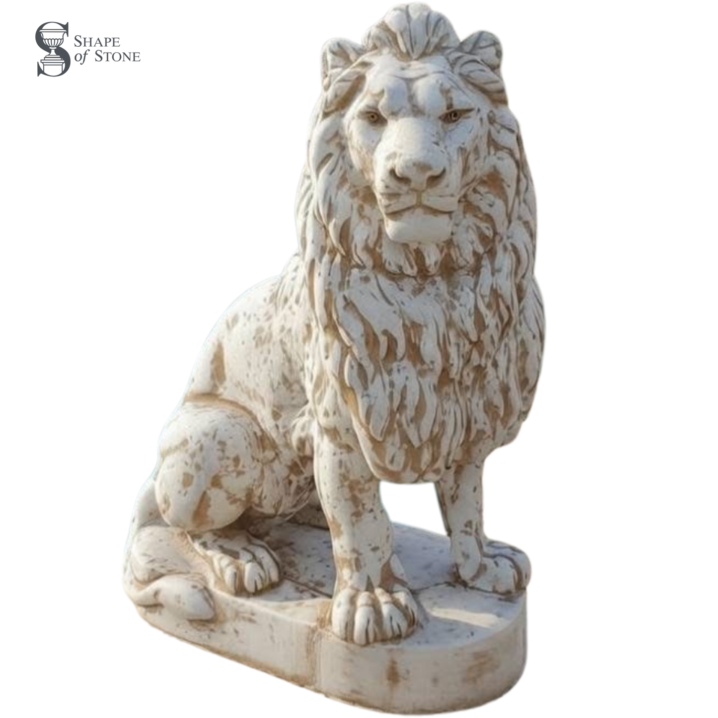 Guardian Lion Sculpture – Premium Outdoor Stone Feature